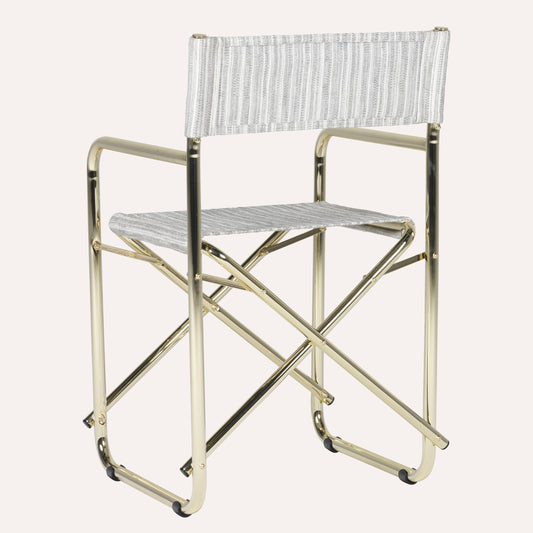 Fio Cinza + Estrutura Dourada