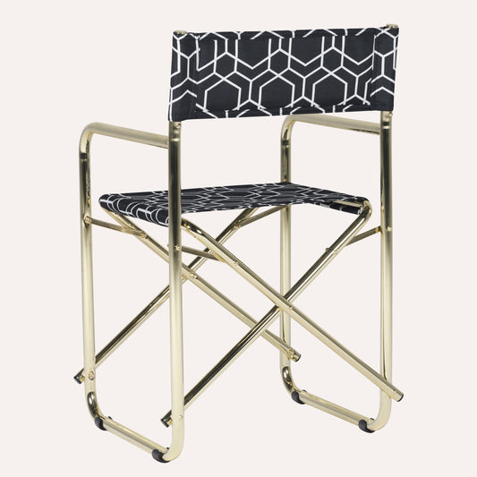 Geométrico Hexágono + Estrutura Dourada