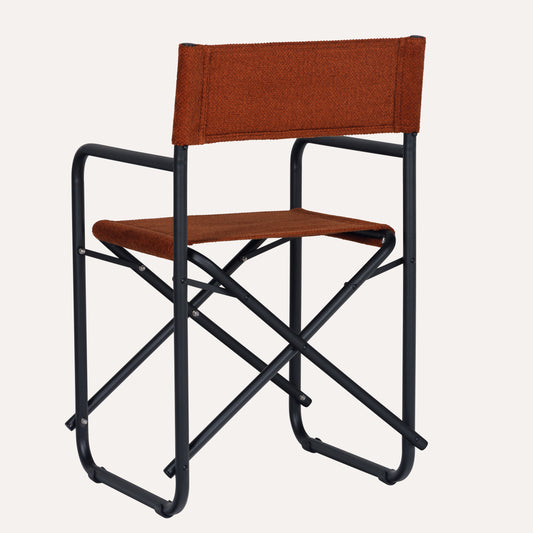 Linho Vermelho + Estrutura Preta