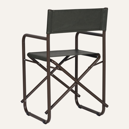 Couro Ecológico Verde + Estrutura Marrom