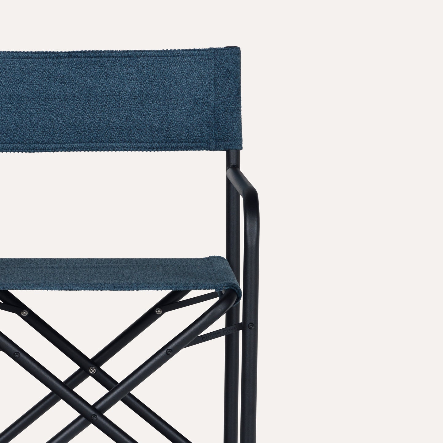 Linho Azul Escuro + Estrutura Grafite