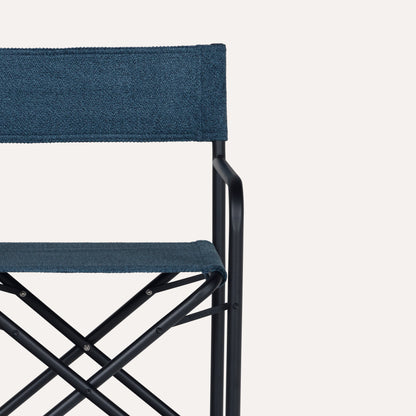 Linho Azul Escuro + Estrutura Grafite