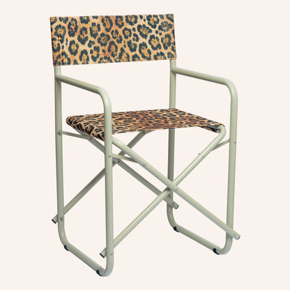 Animal Print Onça + Estrutura Areia