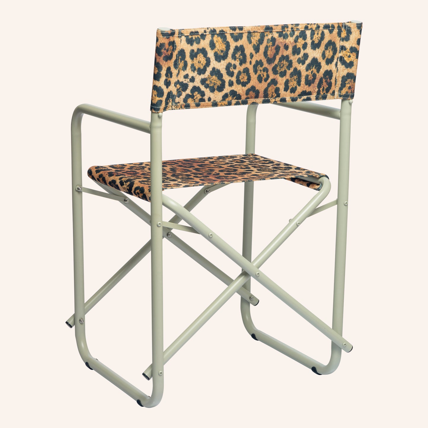 Animal Print Onça + Estrutura Areia