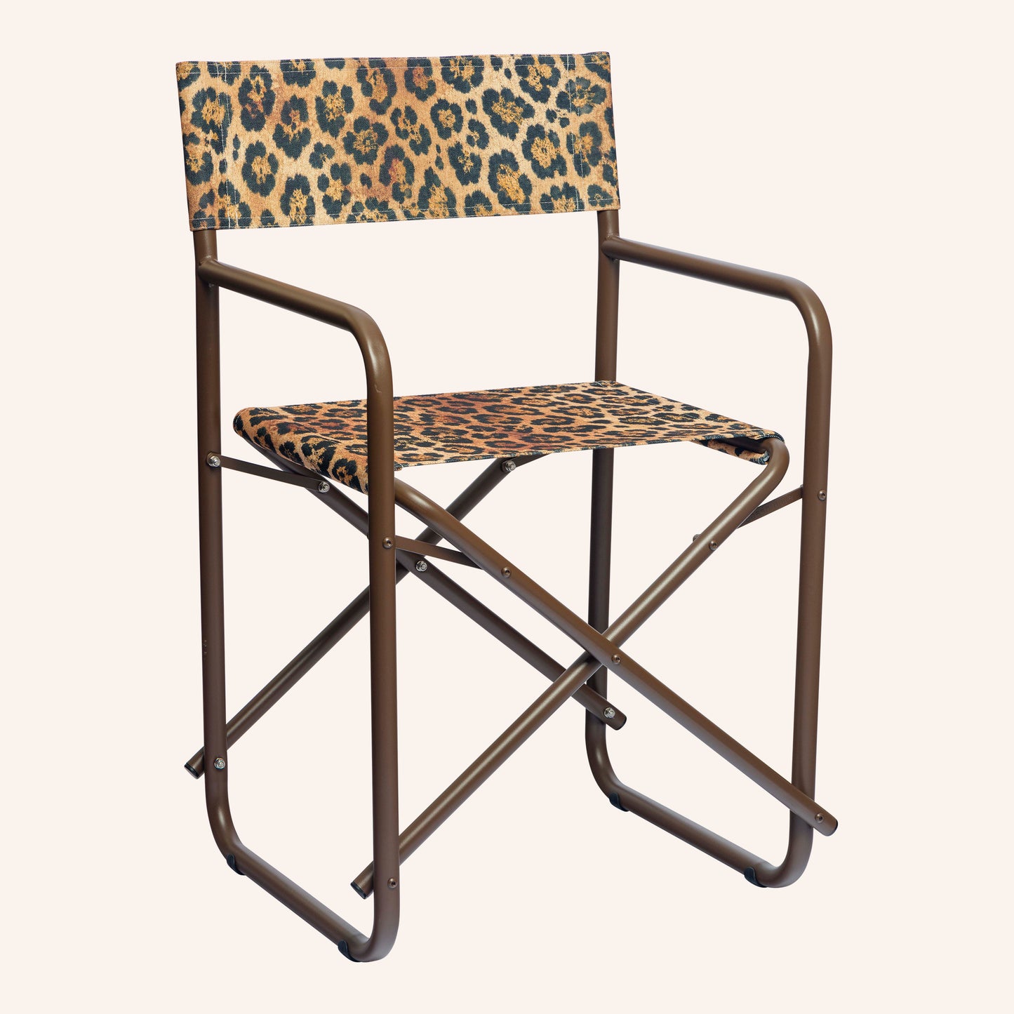 Animal Print Onça + Estrutura Marrom