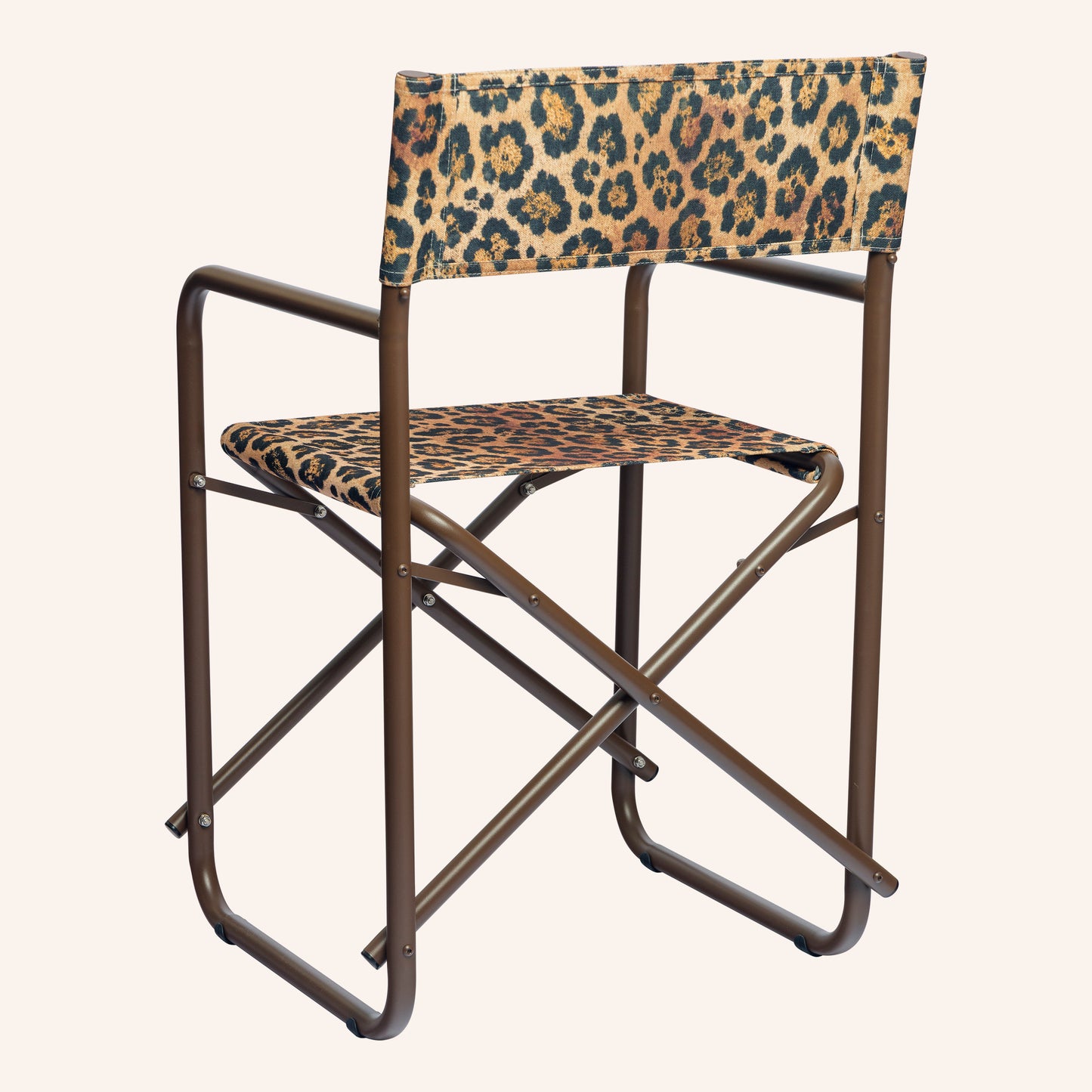 Animal Print Onça + Estrutura Marrom