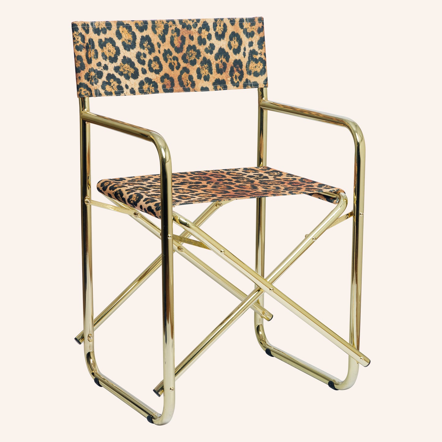 Animal Print Onça + Estrutura Dourada