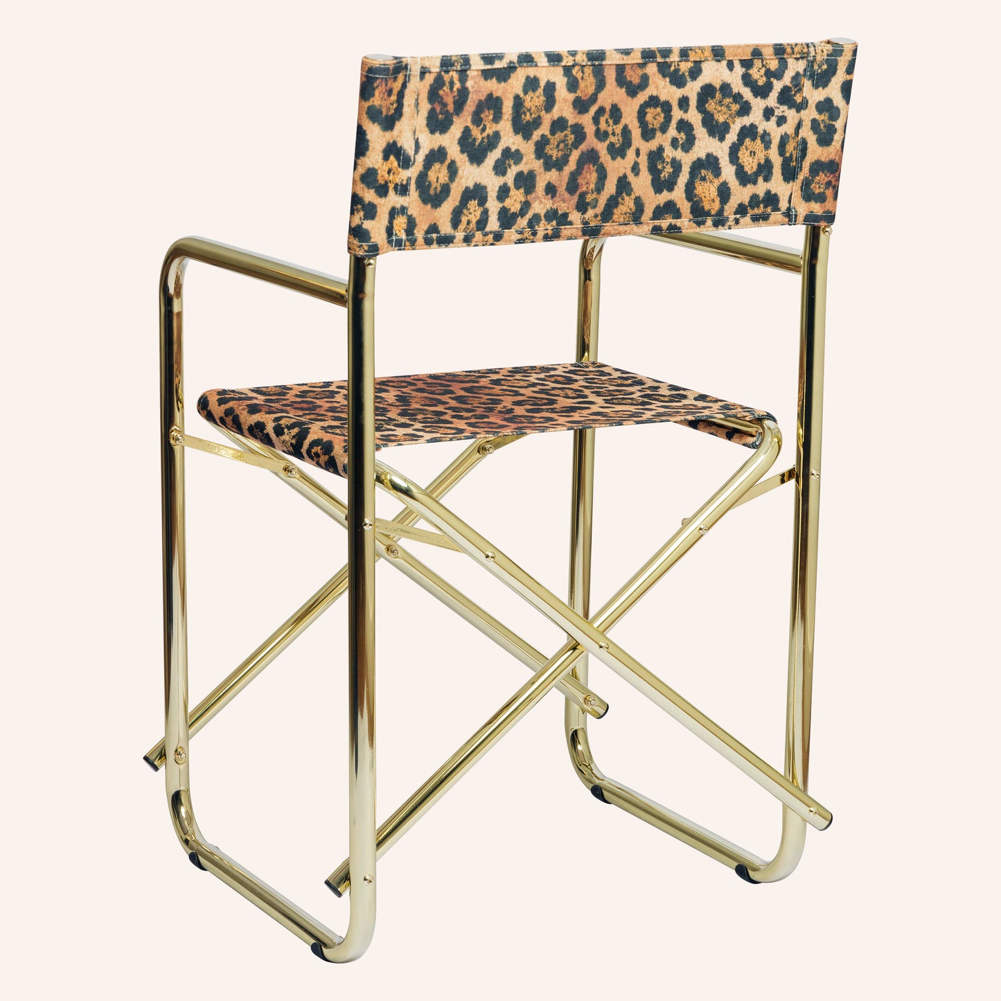 Animal Print Onça + Estrutura Dourada