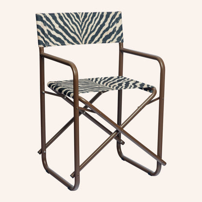 Animal Print Zebra + Estrutura Marrom
