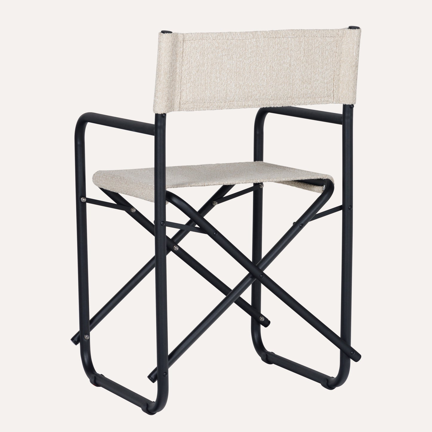 Boucle Bege + Estrutura Preta