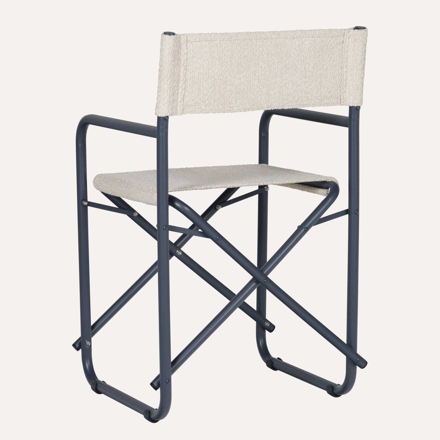 Bouclê Bege + Estrutura Grafite