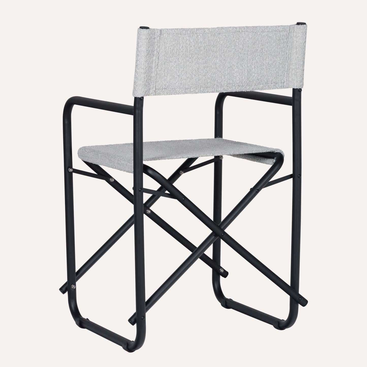 Boucle Cinza + Estrutura Preta