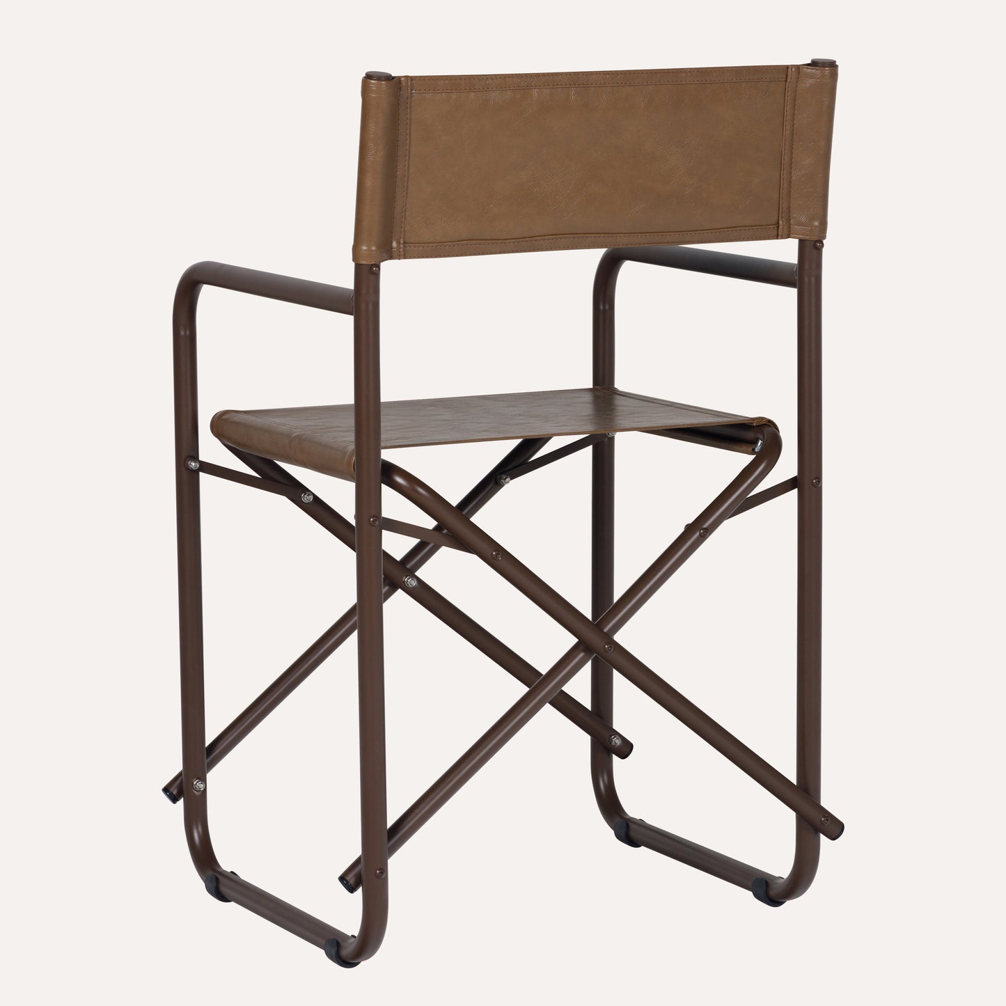 Couro Ecológico Marrom + Estrutura Marrom