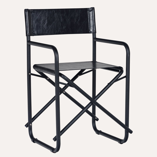 Couro Ecológico Preto  + Estrutura Preta