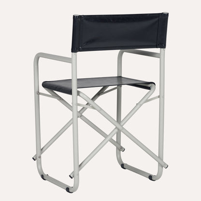 Couro Ecológico Preto + Estrutura Areia