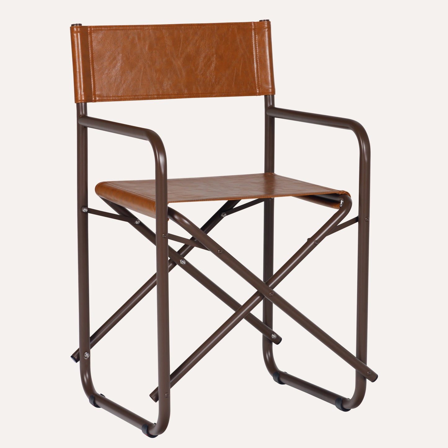 Couro Ecológico Whisky + Estrutura Marrom