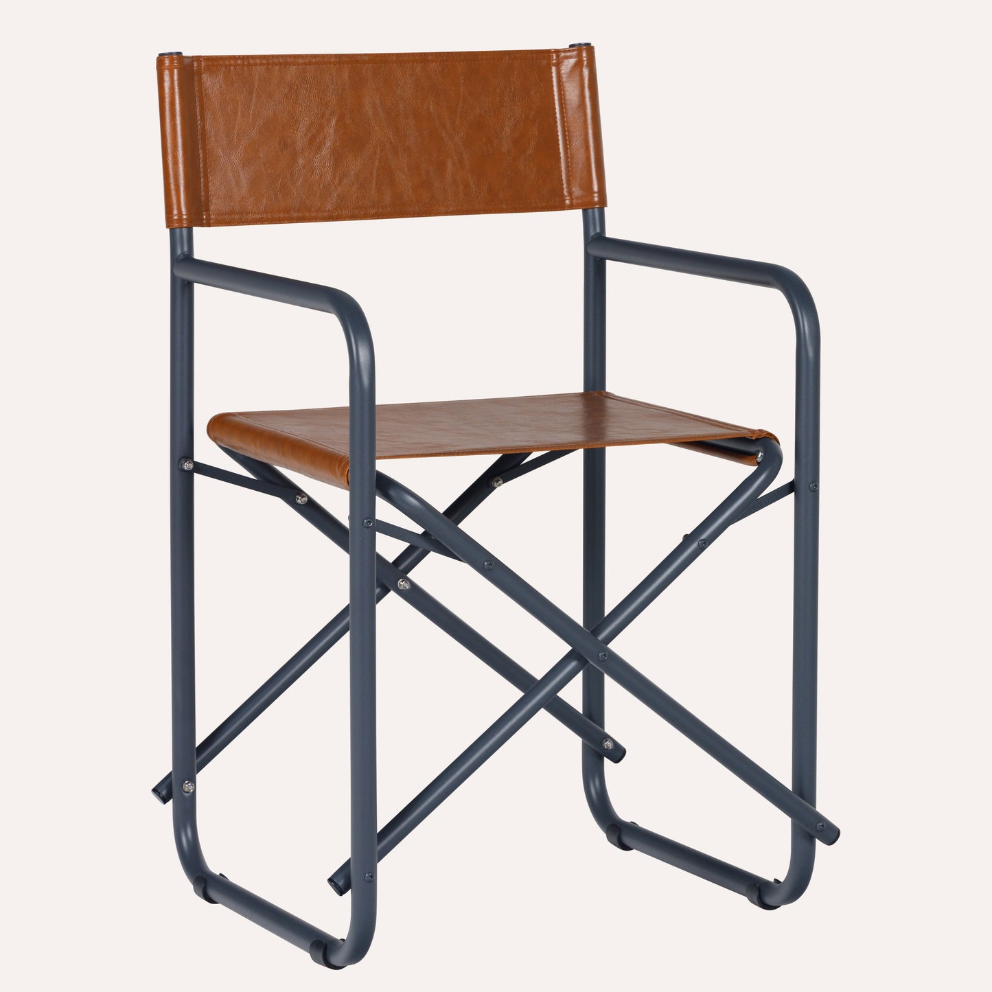 Couro Ecologico Whisky + Estrutura Grafite