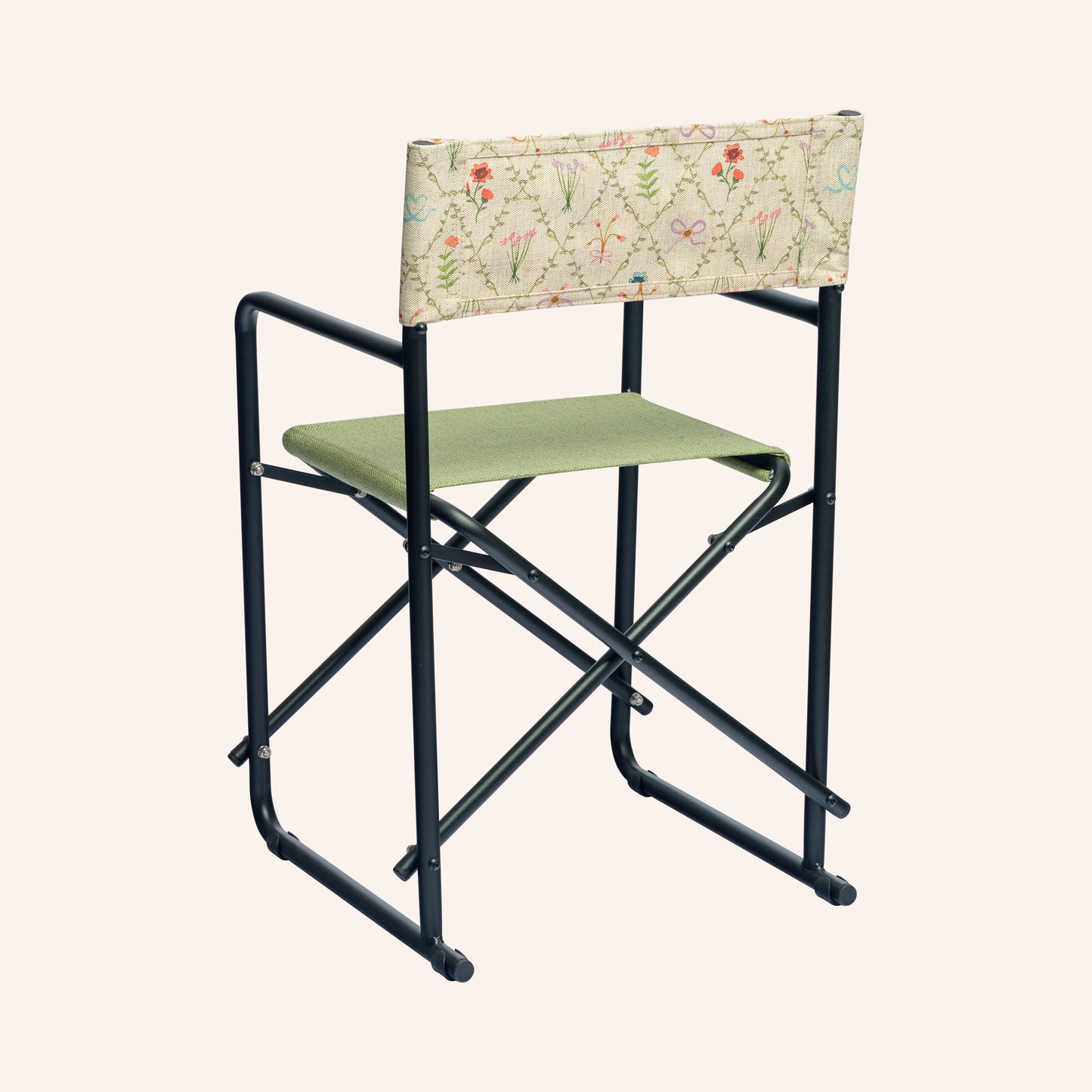 Cadeira Bossinha Preta - Floral Hera