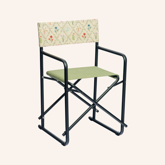 Cadeira Bossinha Preta - Floral Hera