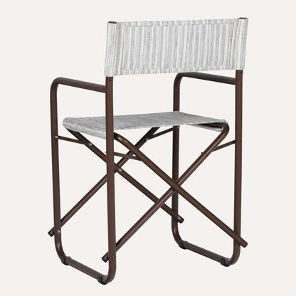 Fio Cinza + Estrutura Marrom