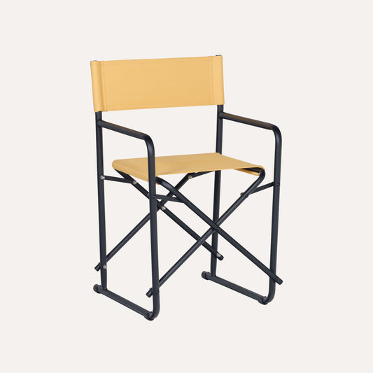 Bossinha - Estrutura Preta + Linho Amarelo