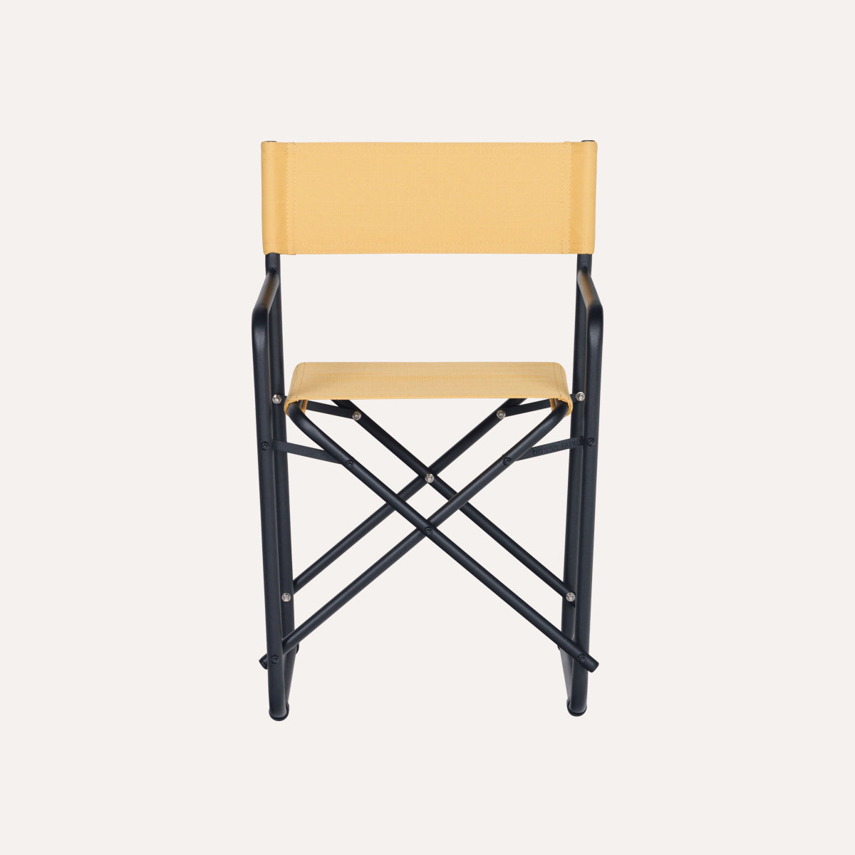 Bossinha - Estrutura Preta + Linho Amarelo