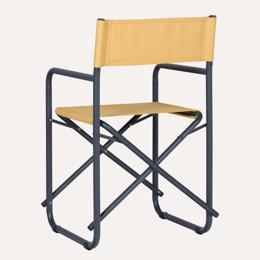 Linho Amarelo + Estrutura Grafite