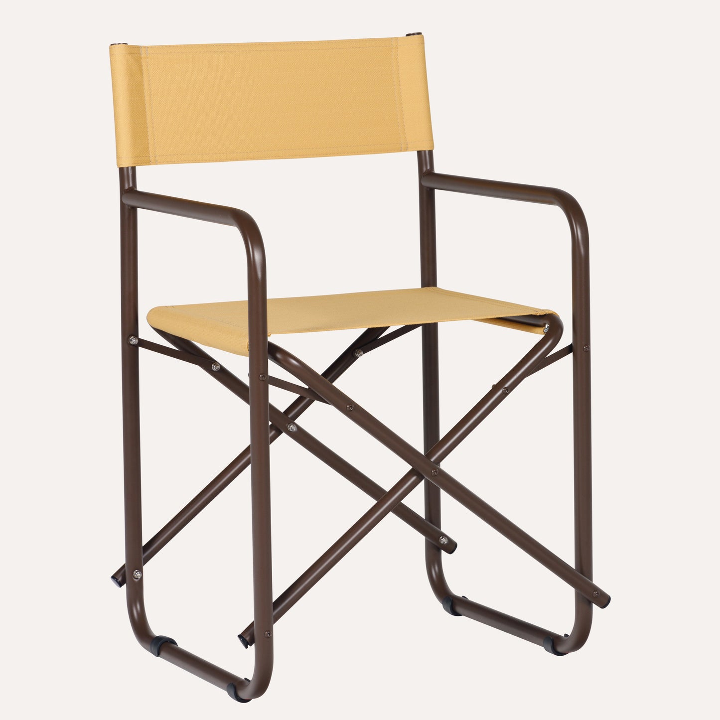 Linho Amarelo + Estrutura Marrom