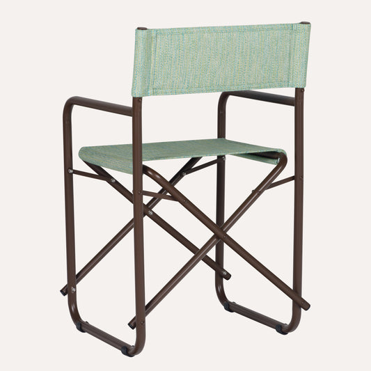 Linho Aqua + Estrutura Marrom