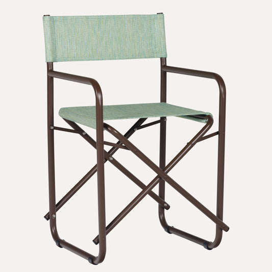 Linho Aqua + Estrutura Marrom