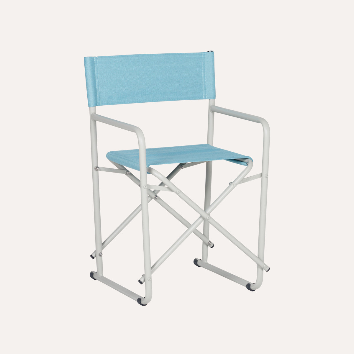 Bossinha - Estrutura  Areia - Linho Azul Claro