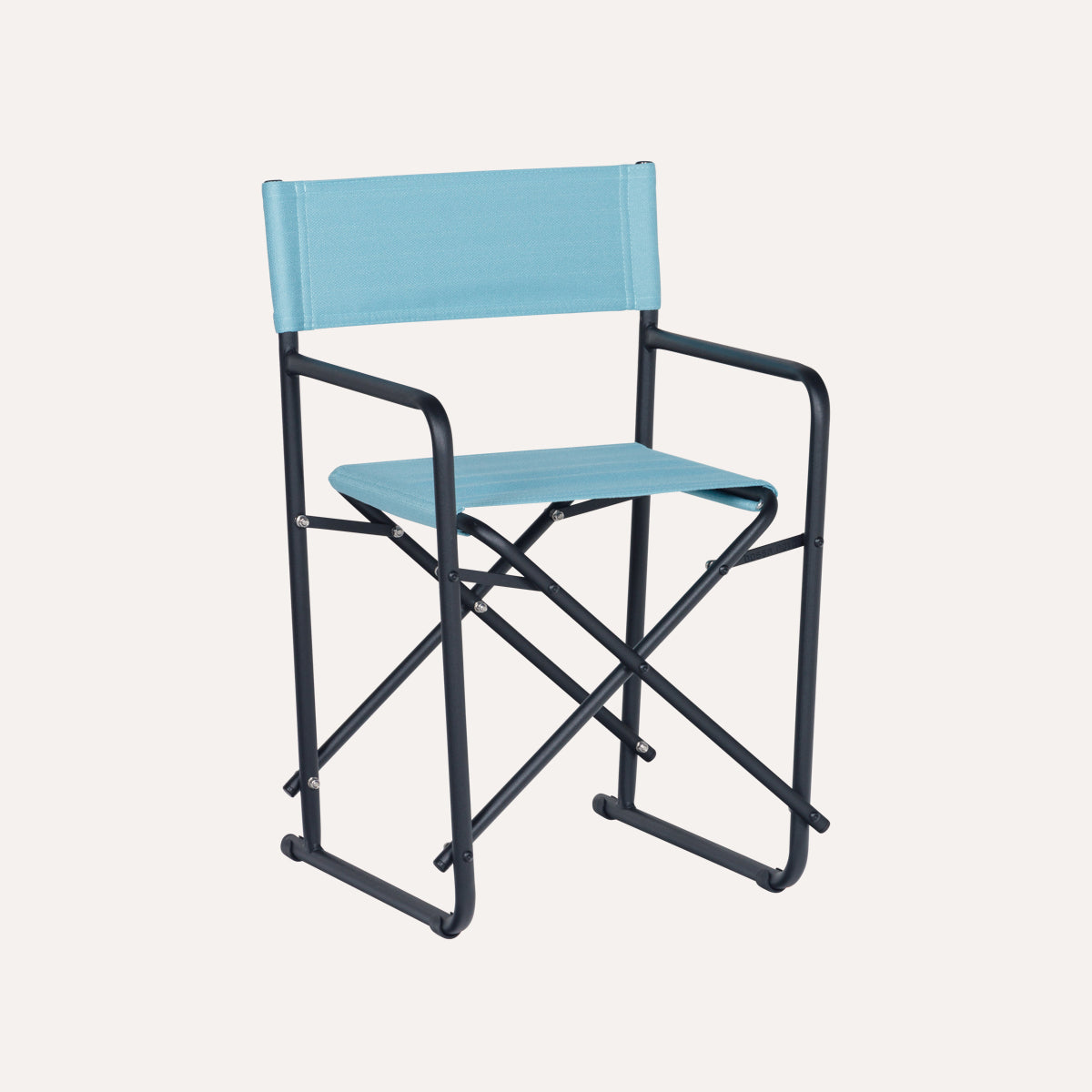 Bossinha - Estrutura - Preta + Linho Azul Claro