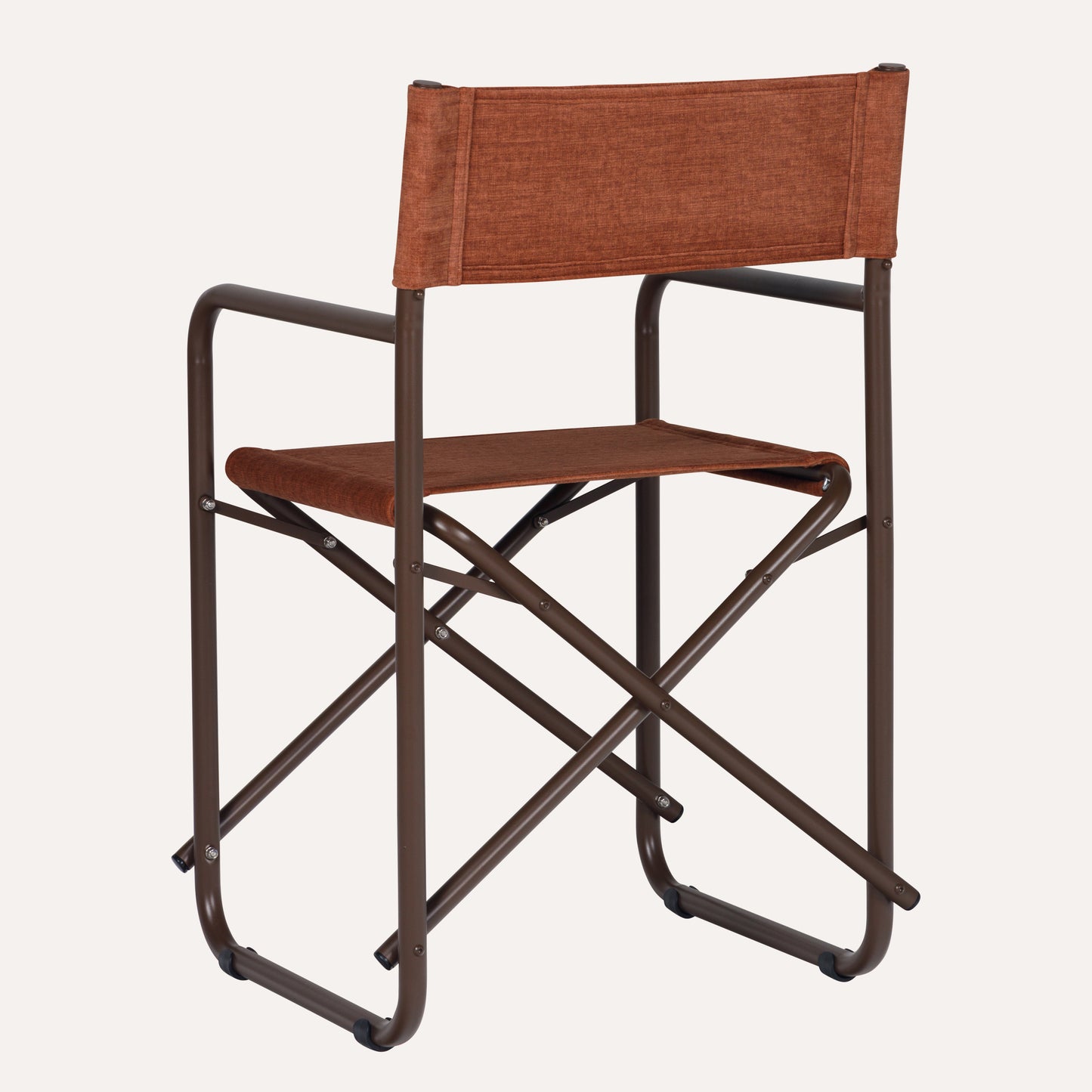 Veludo Texturizado Vermelho + Estrutura Marrom