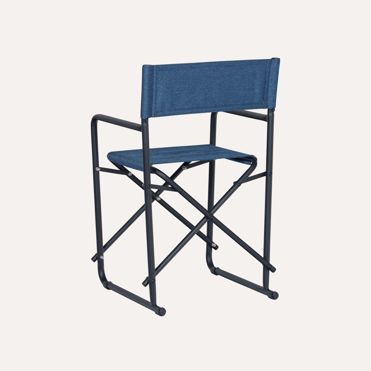 Bossinha - Estrutura - Preta + Linho Azul Escuro