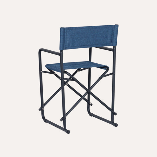 Bossinha - Estrutura - Preta + Linho Azul Escuro