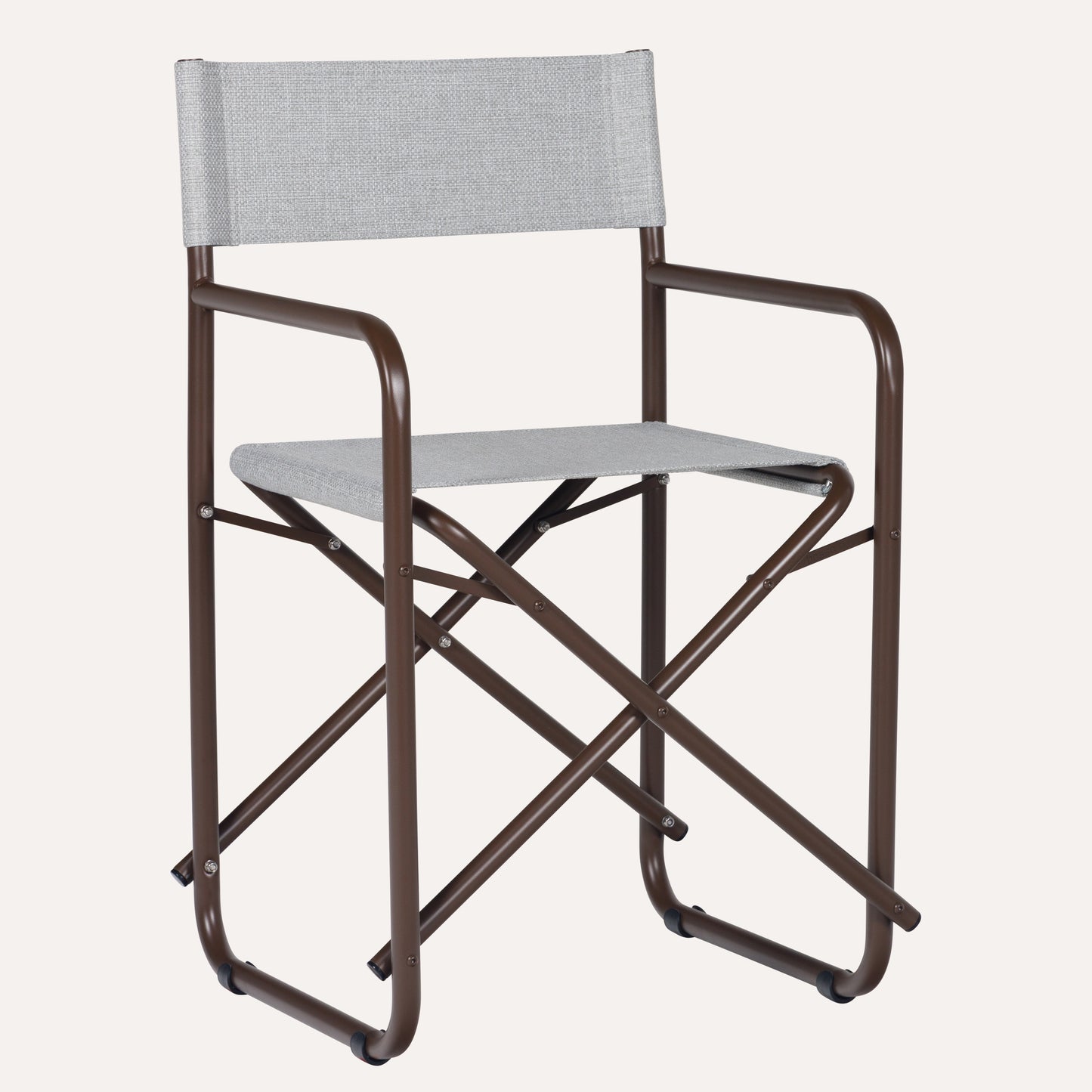 Mescla Cinza Claro + Estrutura Marrom