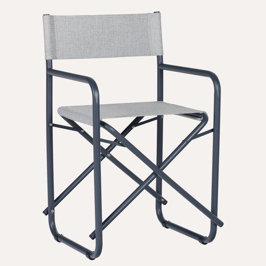 Linho Mescla Cinza Claro + Estrutura Grafite