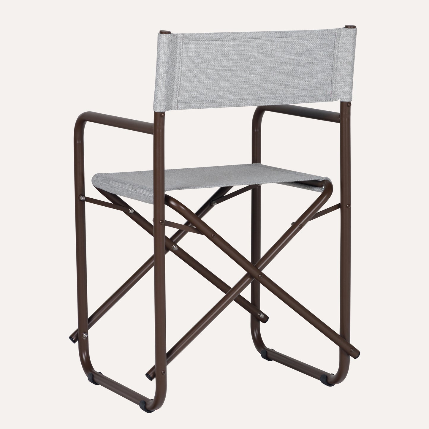 Mescla Cinza Claro + Estrutura Marrom