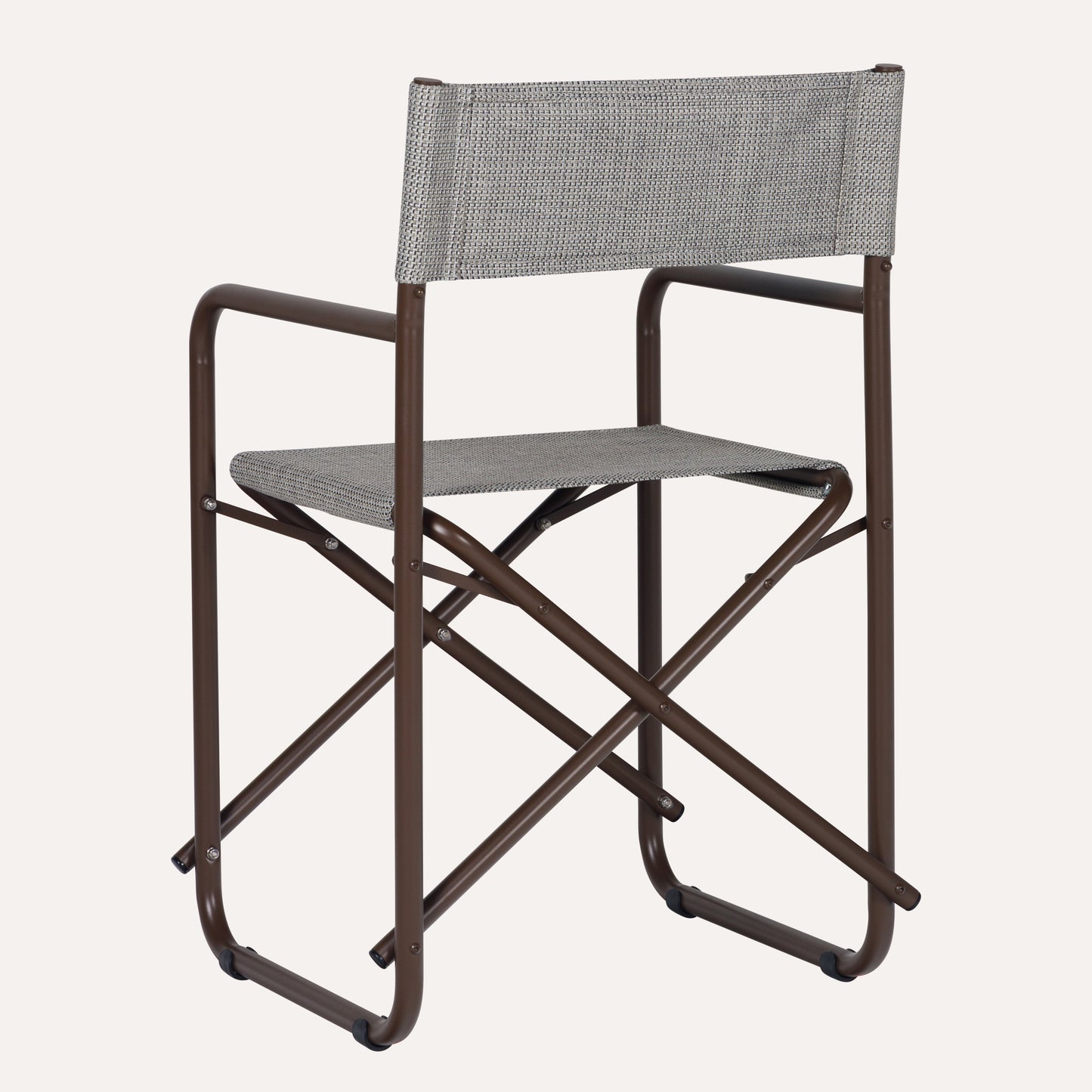 Linho Mescla Escuro + Estrutura Marrom