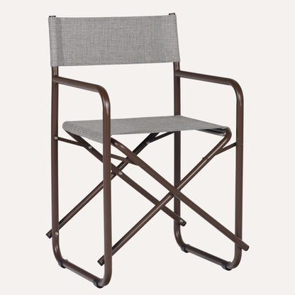 Linho Mescla Escuro + Estrutura Marrom