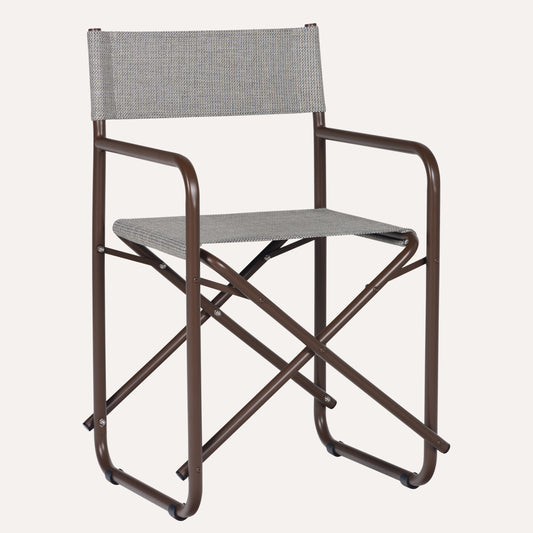 Linho Mescla Escuro + Estrutura Marrom