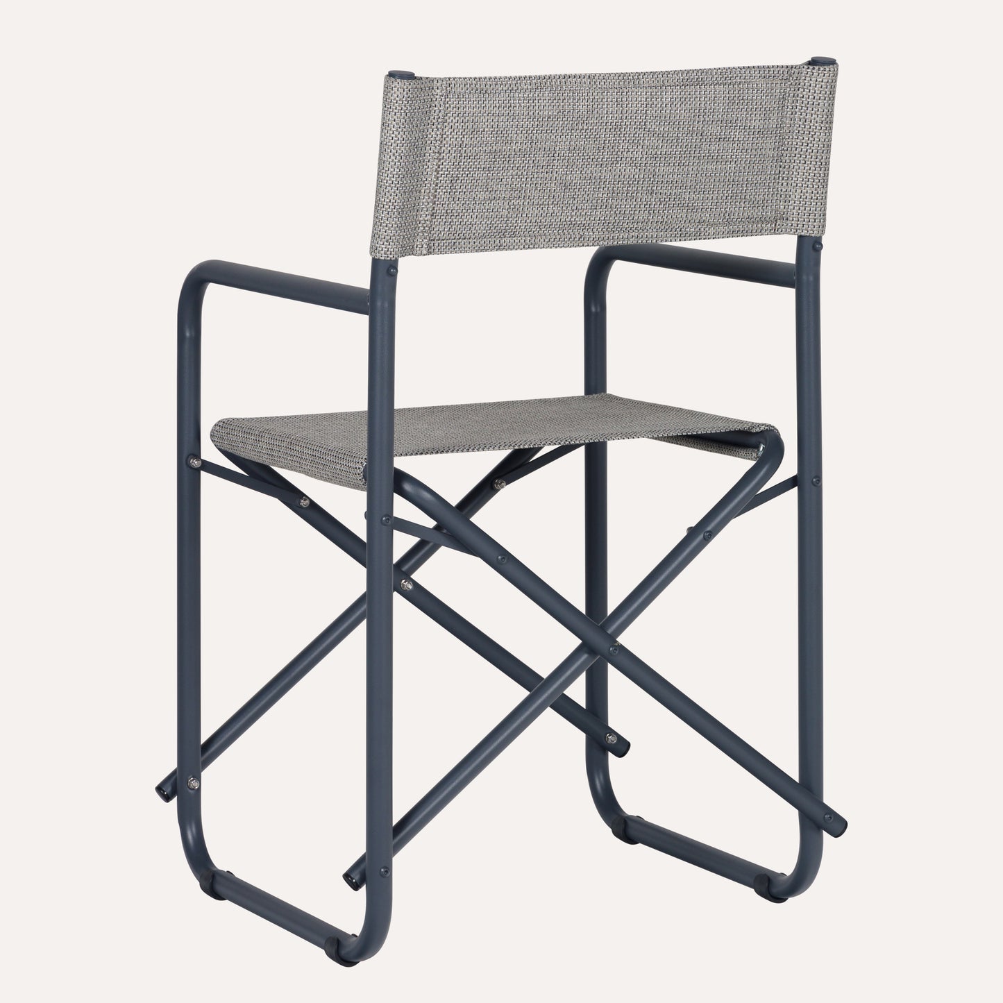 Linho Mescla Escuro + Estrutura Grafite