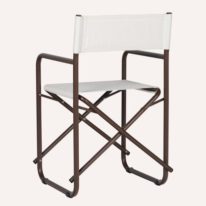 Linho Mescla Off White + Estrutura Marrom