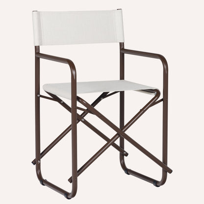 Linho Mescla Off White + Estrutura Marrom