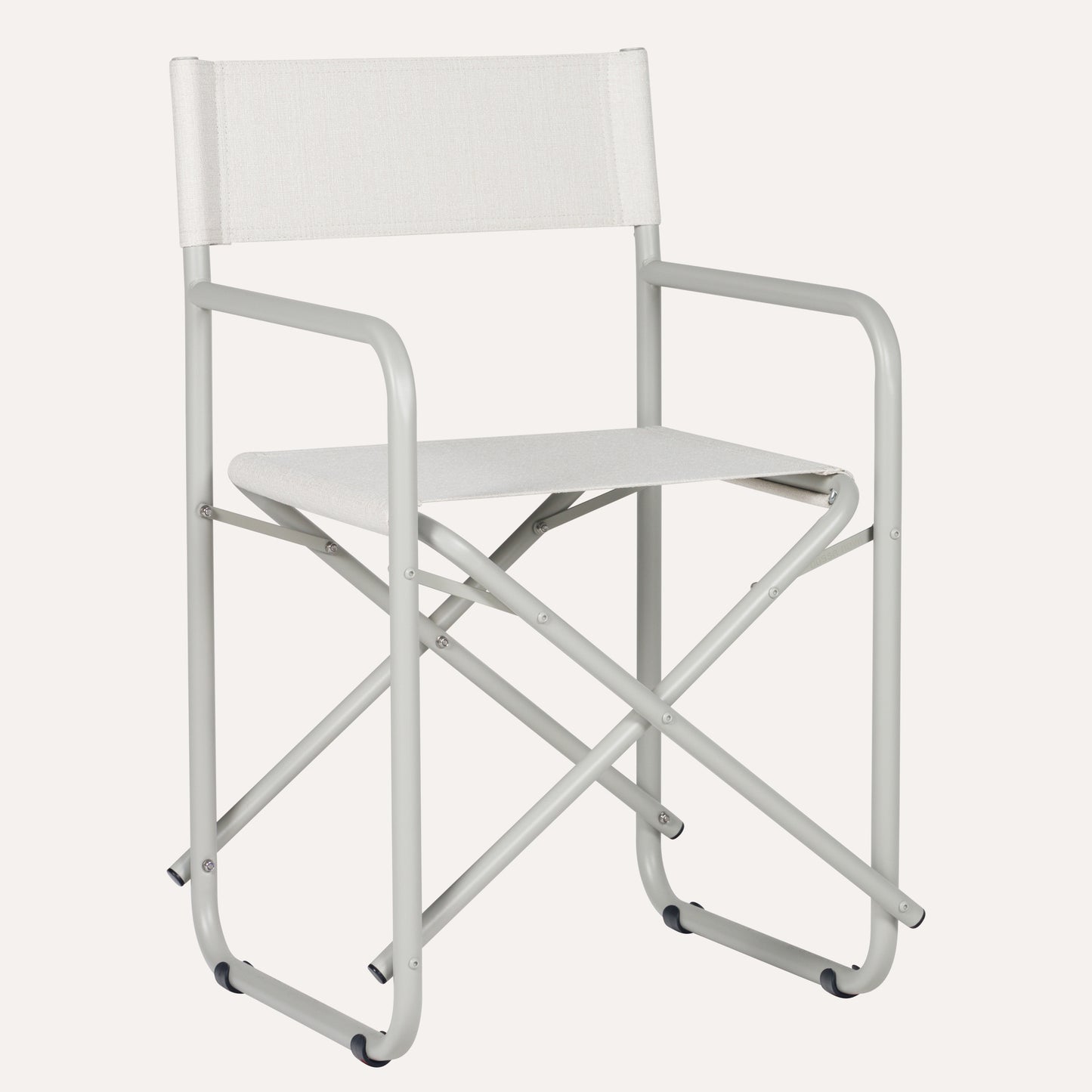 Linho Mescla Off White + Estrutura Areia