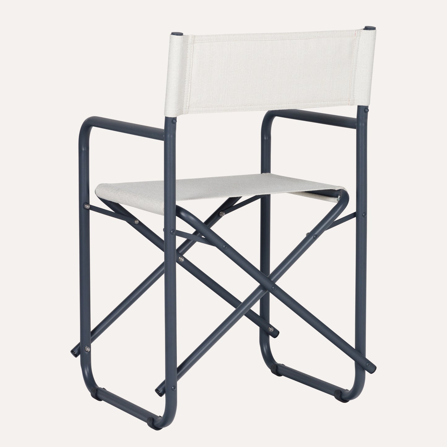 Linho Mescla Off White + Estrutura Grafite