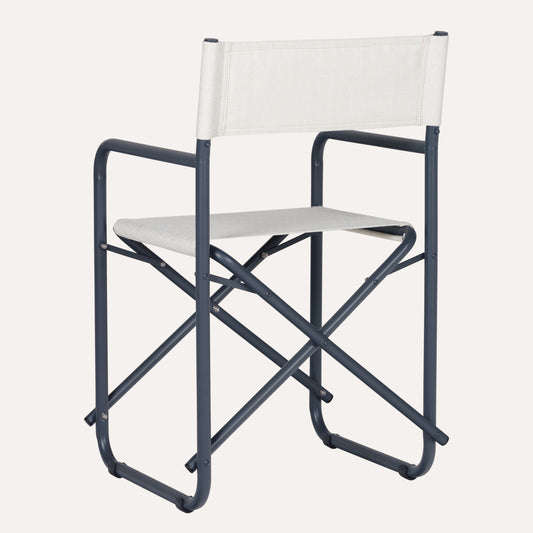 Linho Mescla Off White + Estrutura Grafite