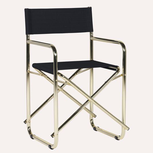 Linho Preto + Estrutura Dourada