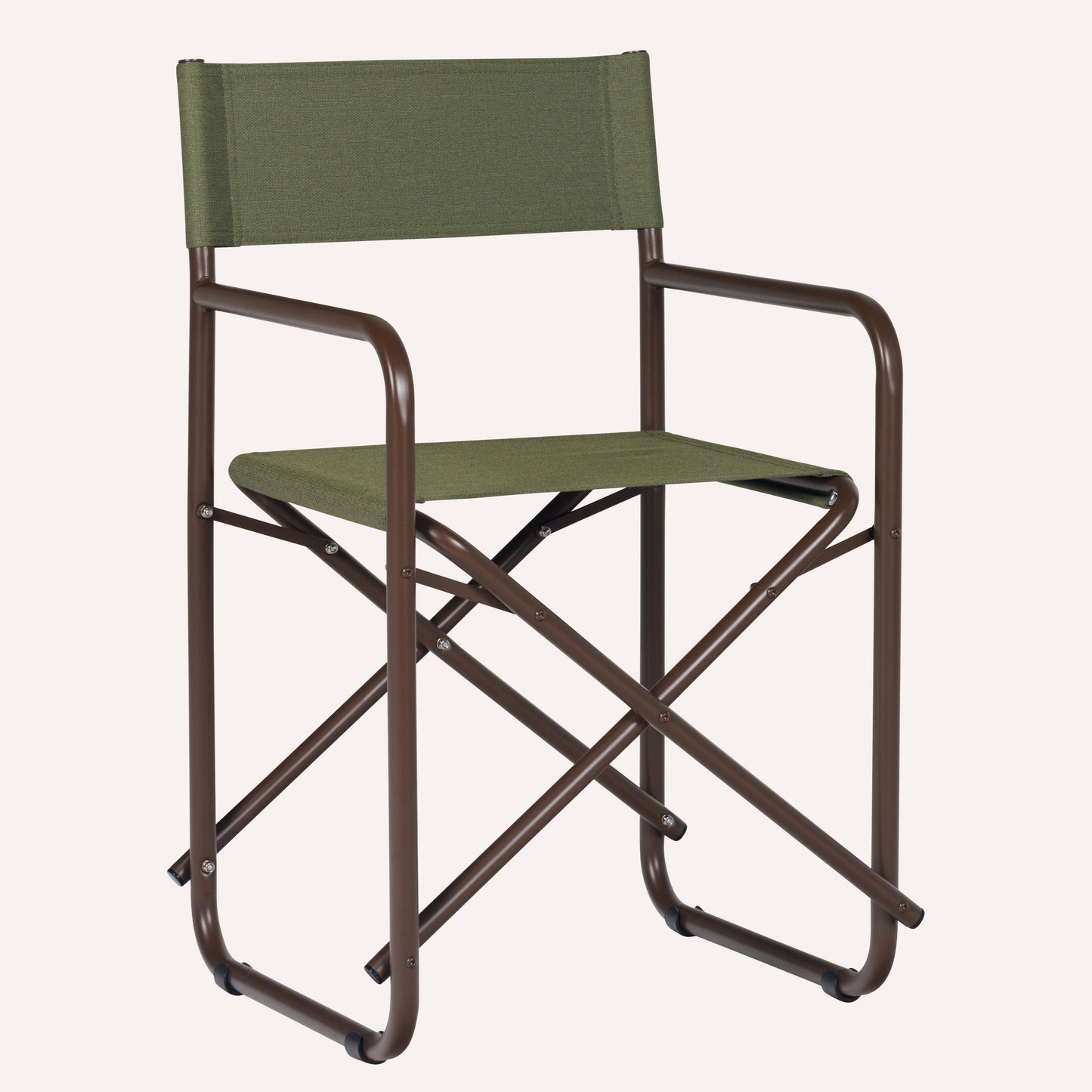 Linho Verde + Estrutura Marrom