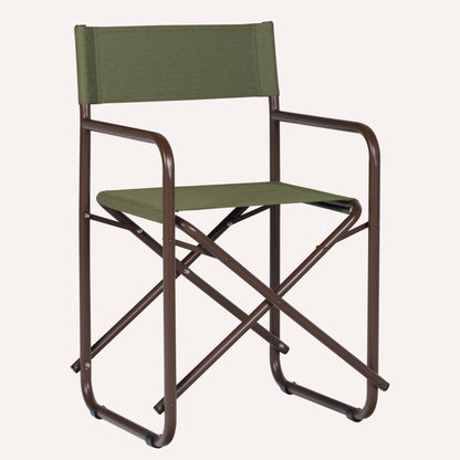 Linho Verde + Estrutura Marrom